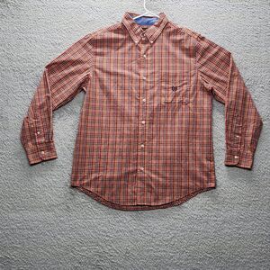 Chaps Plaid Long Sleeve Button Shirt Size Medium